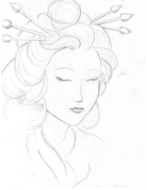 Manifesto Japanese Geisha Drawing, Geisha Drawing, Drawing Japanese, Geisha Artwork, Japanese Drawing, Drawing Traditional, Drawing Kawaii, Aesthetic Japanese, Arte Doodle