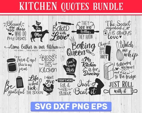 Png Quotes, Wood Burn Spoons, Kitchen Svg, Kitchen Quotes, Quote Png, Sassy Quotes, Sign Svg, Machine Design, Sign Quotes