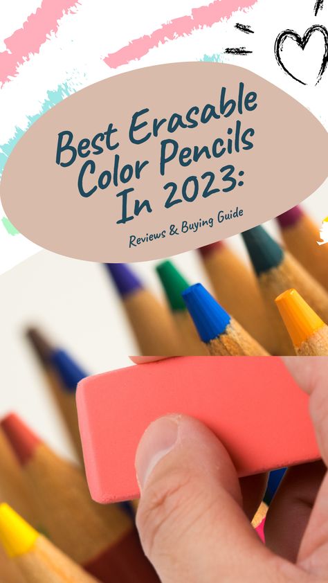 Perfecting your artwork is challenging when you cannot undo your mistakes. Conventional colored pencils can be a pain, making erasable color pencils a great option, especially among beginners. This blog post will discuss the top brands of erasable color pencils and why they are the best. We will also give you a buyer's guide to help you choose the right set of colored pencils for your needs. Erasable Colored Pencils, Color Skin, Color Pencils, Pencil Eraser, Color Pencil Art, Erasers, Colored Pencil, Drawing Tips, Buying Guide