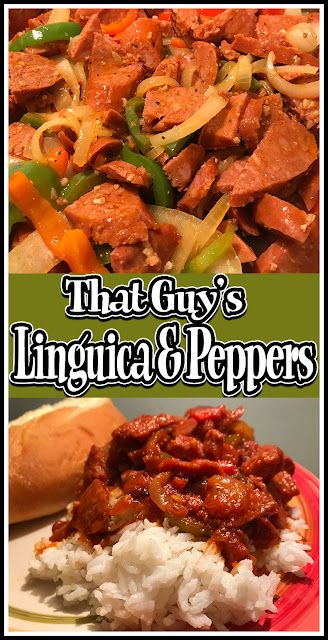 That Guy Cooks: That Guy's Linguica & Peppers Linguica Recipes, Portuguese Plates, Portuguese Steak, Cape Verde Food, Sausage Hot Dogs, Portuguese Recipe, Portuguese Dishes, Brazilian Recipes, Portuguese Cuisine