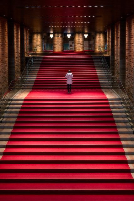 Red Carpet | Thank you for your visit :) Follow me at: Insta… | Flickr Red Carpet Photography, Red Carpet Stairs, Museum Stairs, Prom Shoot, Carpet Staircase, Event Entrance, Fashion Week Backstage, Jenny Holzer, Stair Design