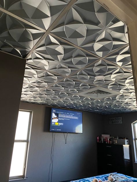 Art3d 2 Ft. X 2 Ft. Glue-Up or Drop-in PVC Ceiling Tiles & Reviews | Wayfair Drop Ceiling Grid, Pvc Ceiling Tiles, Ceiling Grid, Pvc Ceiling, Dropped Ceiling, Suspended Ceiling, Home Improvement Products, Ceiling Tile, Grid System