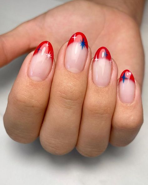 Red White And Blue Nails, White And Blue Nails, Firework Nail Art, Patriotic Nails Design, Firework Nails, Patriotic Nails, Fourth Of July Nails, 4th Of July Nails, Summery Nails