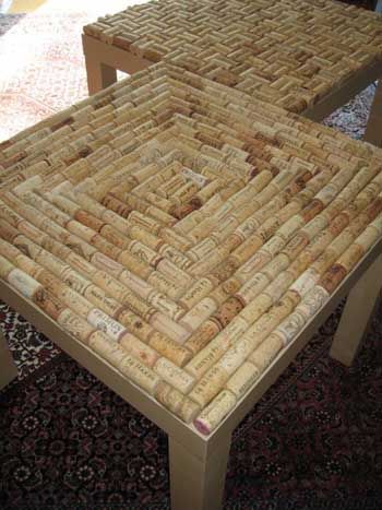 mesa 2 Table Frames, Cork Table, Cork Design, Diy Cork, Wine Cork Diy Crafts, Wine Cork Projects, Wine Cork Diy, Wine Cork Art, Cork Projects