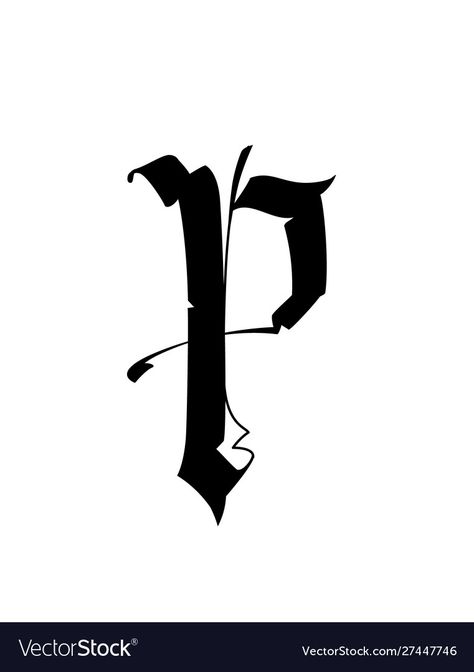 P In Calligraphy, P Design Letter, P Letter Tattoo, P Font, P Letter, Logo P, P Logo, P Calligraphy, P Alphabet