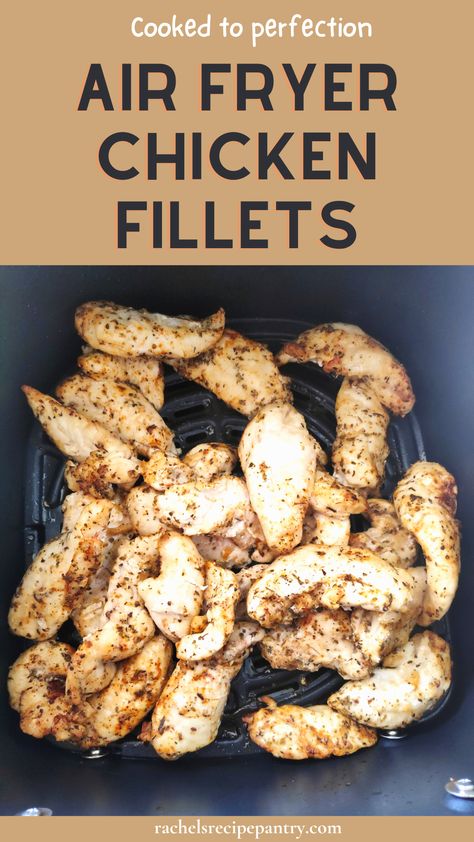 Chicken Fillet Air Fryer, Chicken Mini Fillet Recipes, Chicken Fillet Recipes, Fillet Recipes, Filet Recipes, Chicken Fillets, Chicken Filet, Chicken Minis, Chicken Fillet