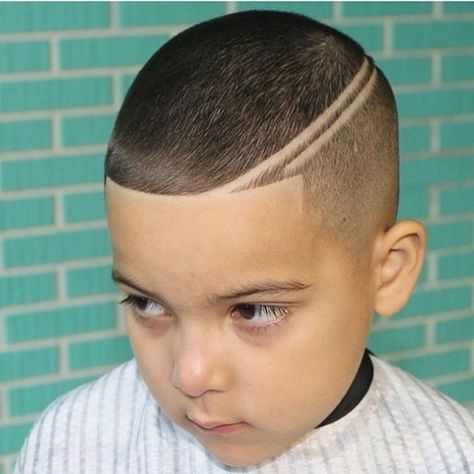 Kid Boy Haircuts, Boys Haircuts With Designs, Hair Designs For Boys, Boys Fade Haircut, Boys Haircut Styles, Black Boys Haircuts, Boy Haircuts Short, Black Hair Cuts, Toddler Boy Haircuts