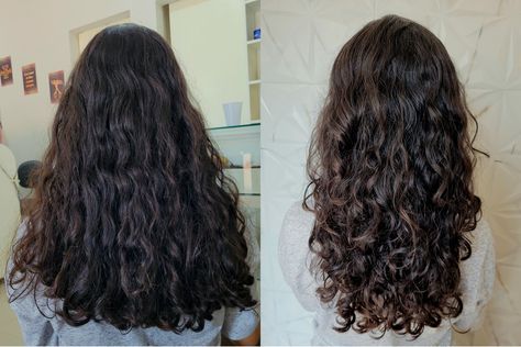 U Shape Haircut Wavy Hair, 2b 2c Haircut Long, 2b Haircut Medium Layers, 2b Haircuts Long, Curly Hair Layers Vs No Layers, Wavy Hair Lengths, Curly Hairstyles 2b 2c, Long Fine Wavy Haircuts, Haircut 2c Hair