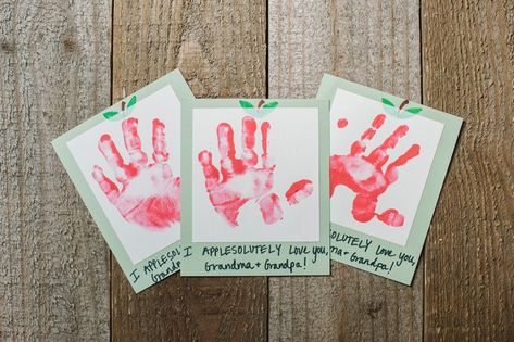 National Grandparents Day | 4 Ways to Make Them Feel Extra Special Grandparents Day Activities, Grandparents Activities, National Grandparents Day, Grandparents Day Crafts, Toddler Arts And Crafts, Footprint Art, Out To Lunch, Handprint Crafts, Cute Frames