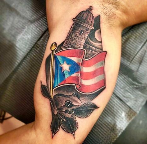 Tattoo Puerto Rico Design, Small Puerto Rico Tattoo Ideas For Women, Coqui Tattoo Puerto Rico, Puerto Rico Tattoo Sleeve, Puerto Rico Tattoo For Men, Puerto Rican Tattoo For Men, Puerto Rico Tattoo Ideas For Women, Taino Tattoos For Women, Puerto Rico Flag Tattoo