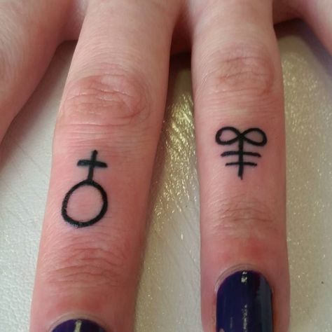 Finger symbols today #fingertattoo #venus #satan Finger Symbols, Dark Angel Tattoo, Venus Tattoo, Small Moon Tattoos, Venus Symbol, Hot Haircuts, No More Excuses, Dark Angels, Zodiac Designs