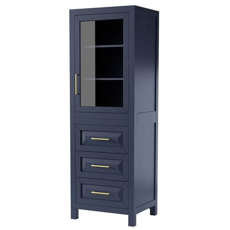 Tower Cabinet, Linen Cabinets, Storage Tower, Over Toilet, Glass Panel Door, Transitional Bathroom, Bathroom Vanity Base, Linen Cabinet, Storage Towers