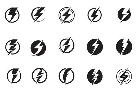 Thunderbolt logo vector symbol eps10 | Premium Vector #Freepik #vector #logo #business #abstract #technology Thunderbolt Logo, Lightning Logo, Power Logo, Flash Logo, Vector Icons Illustration, Beer Cans, Thunder And Lightning, Symbol Design, Logo Set