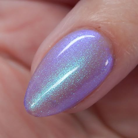 Iridescent Purple Nails, Lavender Sparkle Nails, Purple Shimmer Nails, Lilac Chrome Nails, Tangled Quince, Kingdom Of The Wicked, Popular Nail Colors, Powerful Magic, Nail Tip Designs