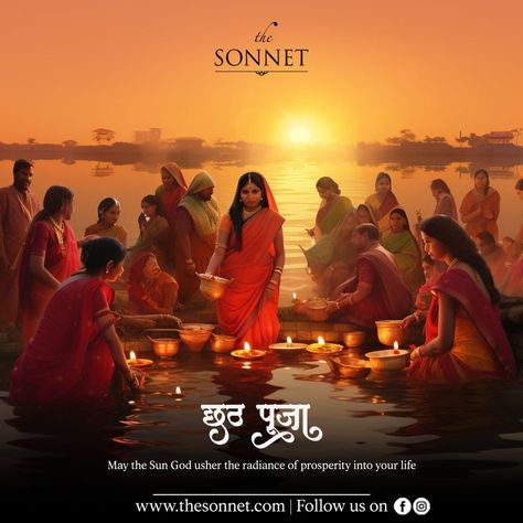 May God’s blessings pave the way for prosperity in your life! The Sonnet wishes you and your family a very Happy Chhath Puja ☀️ . . . #thesonnet #thesonnetkolkata #thesonnetjamshedpur #chhathpuja #happychhathpuja #chhathpuja2023 #chhath2023 Chhath Puja Wishes, Happy Chhath Puja, Chhath Puja, Social Media Branding Design, Media Branding, Nature's Bounty, Hindu Festivals, Water Bodies, Morning Ritual