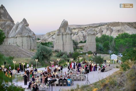 A Fairytale outdoor destination Wedding in a beautiful Cappadocia Valley Wedding In Turkey Destinations, Cappadocia Wedding, Turkey Wedding, Turkish Wedding, Turkey Destinations, Cappadocia Turkey, Civil Ceremony, Destination Wedding Planner, Event Planners