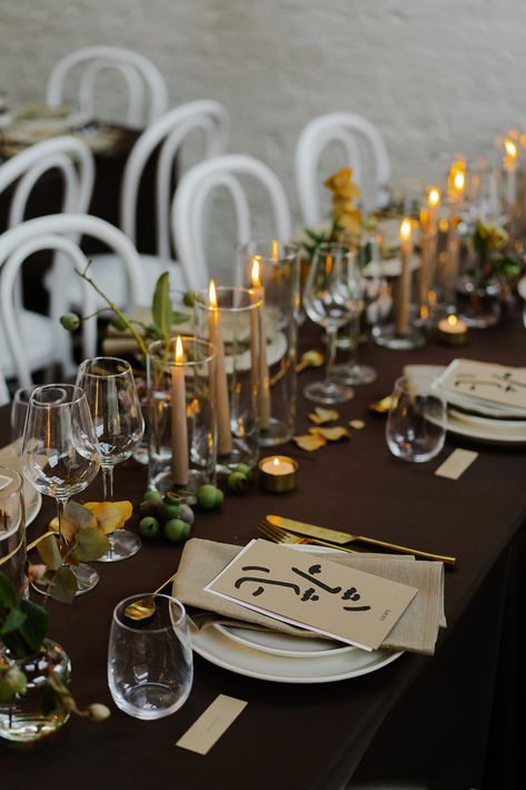 The Line Dc Wedding, Supper Club Theme, Modern Tablescape, Wedding Tablescape, Wedding Dress Store, Candlelit Dinner, Bright Wedding, Supper Club, Event Planning Design