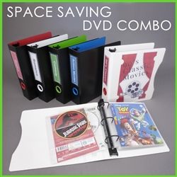 DVD Binder Set for 20 DVDs & Movie Covers Dvd Sleeve Storage, Movie Storage, Diy Dvd Storage, Dvd Storage Binder, Dvd Organization, Storage Binder, Binder Storage, Dream Home Ideas, Renovation Planner