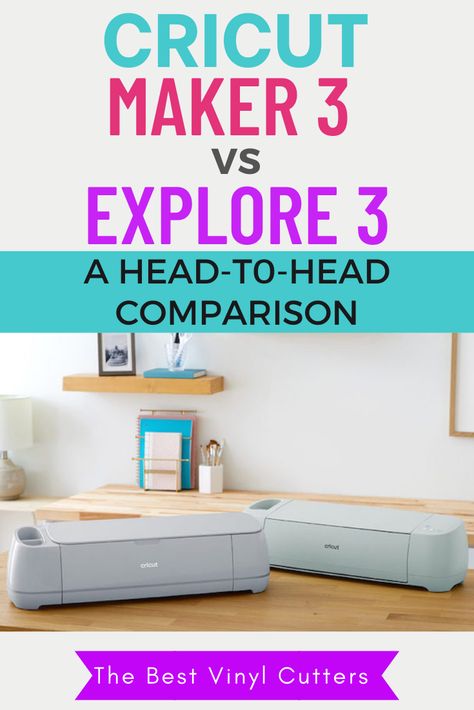 Compare the Cricut Maker 3 vs. Cricut Explore 3 in a head-to-head showdown to see how they match up in speed, materials, and user-friendliness! We also look at how they differ from the previous model Cricut Maker and Cricut Explore Air 2 and whether the new Cricut Maker 3 or Cricut Explore 3 is worth the money or upgrade? #CricutMaker3 #CricutExplore3 #CricutMachineReview Cricut Explorer 3 Projects, Circut Explorer 3, Cricut Explorer 3, Cricut Quilting, Cricut Explore 3, Cricut Blades, Cricut Air 2, Cricut Maker 3, Cricut Christmas Ideas