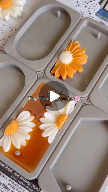 Candle Moulds India, Wax Sachet Design, Candles Gift Ideas, Diwali Hampers, Wax Sachet, Candle Flower, Lotus Candle, Corporate Gifting, Flower Candle