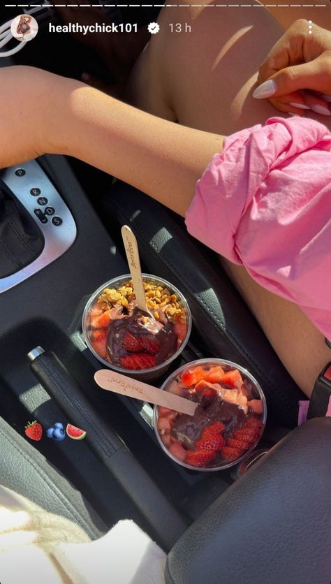 Eating In The Car Aesthetic, Car Snacks, Car Vibes, Fruit Cup, Passenger Princess, Princess Vibes, Girls Driving, Inside Car, Car Drive