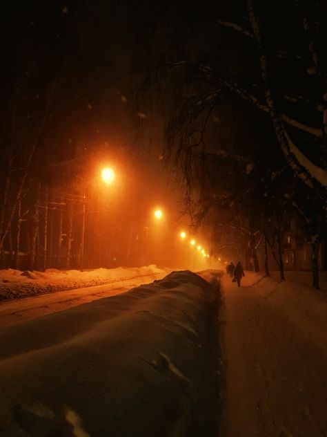 Night winter stroll. After hours aesthetics After Hours Aesthetic, Late Night Drives, Orange Walls, Night Driving, Pretty Photos, After Hours, Find Beauty, Neon Orange, Night Photography