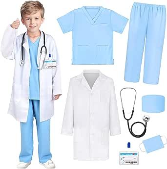 Toddler Doctor Costume, Doctor Lab Coat, Kids Lab Coat, Halloween Doctor, Kids Doctor Kit, Doctor Halloween Costume, Girls Halloween Costumes For Kids, Kids Lab, Toddler Costumes Girl