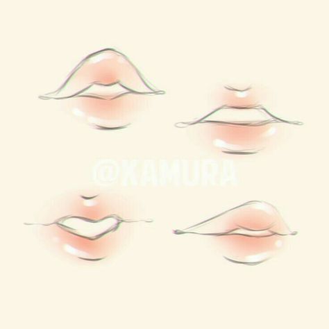 How To Draw Lips, Sketches Anime, Lips Tutorial, Drawing Lips, Lips Sketch, Draw Lips, Anime Lips, Drawing Female, Lip Tutorial