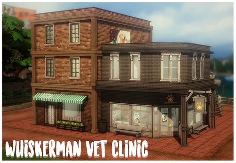 Sims 4 Brindleton Bay Builds, Sims 4 Vet Clinic, Ts4 Builds, Ts4 Lots, Sims Lots, Brindleton Bay, Dock House, Sims Freeplay Houses, San Myshuno