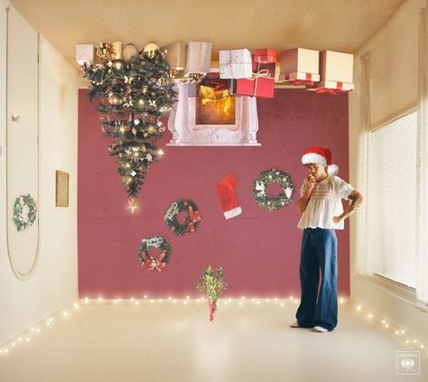 Harry Styles Christmas, Stockings Fireplace, Winter Christmas Tree, Taylor Swift Christmas, Harry 1d, Harry's House, Xmas Wallpaper, Christmas Tree And Santa, Harry Styles Wallpaper