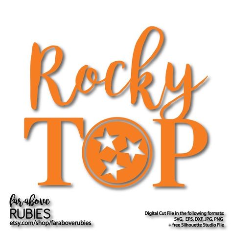 Tennessee Vols Svg, U Of Tennessee, Home Decor Palette, Tennessee Tristar, Scan N Cut Projects, Rocky Top Tennessee, Decor Palette, Art Football, Cricut Stencils