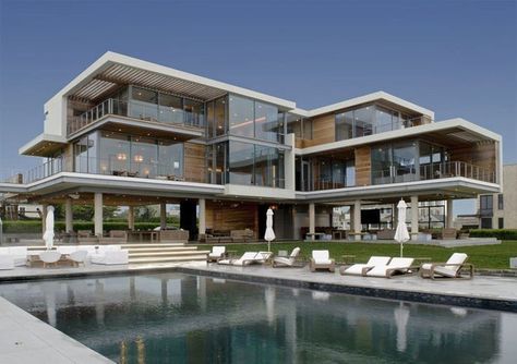 House With Pool, Home Designs Exterior, San Francisco Design, Luxury Houses Mansions, Passive Solar Design, Cellar Design, Luxury House Designs, Luxury Homes Dream Houses, Dream House Exterior