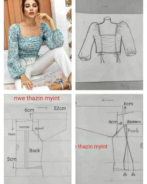 Learn Sewing, Clothing Pattern Design, Dress Patterns Diy, Sewing Clothes Women, Dress Patterns Free, Fashion Design Patterns, Sewing Tutorials Clothes, Diy Clothes Design, Fashion Sewing Tutorials