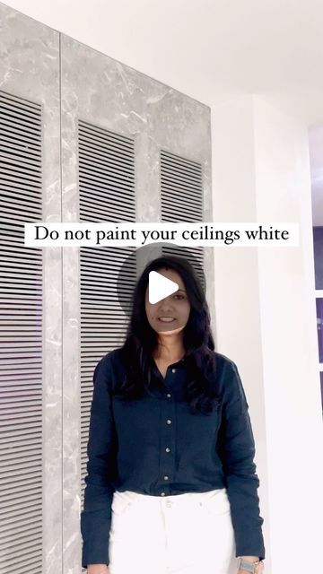 StudioNH on Instagram: "Applying ceiling paint same as or complimenting to your wall paint leaves a balanced look & keeps the place in harmony!!   Try them out whenever you paint your space next time! . . . . . . #interior #design #architecture #paint #walls #ceiling #color #codes #options #neutrals #balance #aesthetics #asianpaints #color #picks #finishes #for #walls #ceiling #pick #your #choice #pleasant #vibe #harmony #reels #reelsinstagram #reeloftheday #trending #studionh #hitechcity #hyderabad" Fall Ceiling Paint Colors, Ceiling Colours Paint, Ceiling Color Combination Ideas, Pop Colour Ceiling, Ceiling Color Ideas, Ceiling Paint Ideas, Asian Paints Wall Designs, Asian Paints Colours, Paint Leaves