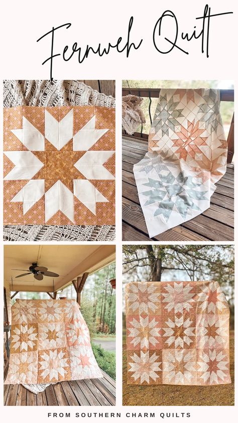 Fernweh Quilt Pattern Release - Southern Charm Quilts X And O Quilt, Easy Beginner Quilt Patterns, Lottie Quilt, Lap Quilts Patterns Free, Quilt Bedroom, Triangle Quilts, Modern Quilt Pattern, Easy Quilt Patterns For Beginners, Classic Quilt Blocks