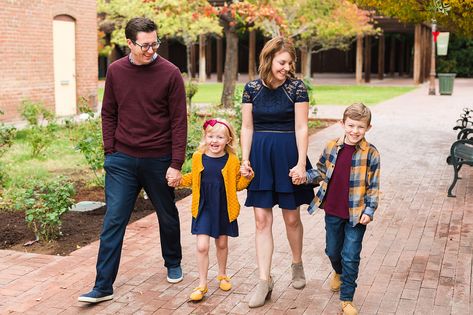 Maroon And Yellow Family Pictures, Fall Family Photos With Navy Blue, Navy And Mustard Family Pictures, Family Photo Outfits Maroon, Mustard Yellow Family Pictures, Navy Family Pictures, What To Wear Family Photos, Family Photos Poses, Desert Photos