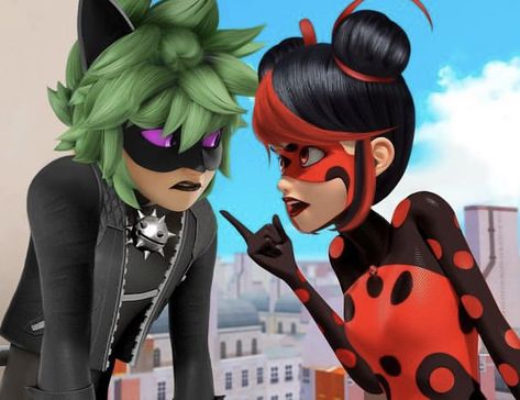 Shady Bug X Claw Noir, Shady Bug And Claw Noir Miraculous, Claw Noir And Shady Bug, Shady Bug And Claw Noir Fanart, Shadybug And Claw Noire, Miraculous Photos, Claw Noir, Miraculous Memes, Miraculous Ladybug Oc