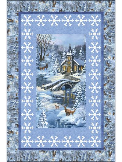 Panel Quilt Patterns, Fabric Panel Quilts, Cottage Quilt, Christmas Quilt Patterns, Timeless Treasures Fabric, Fabric Panel, Panel Quilts, Christmas Quilts, Christmas Quilt