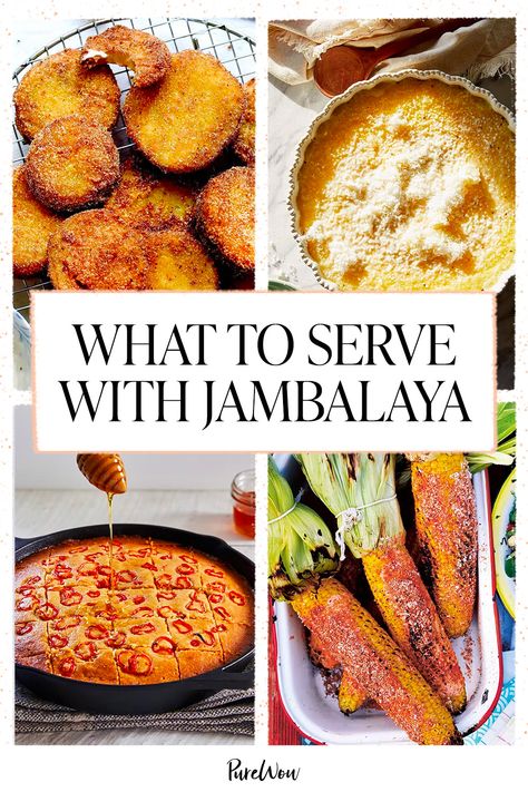 Jambalaya Sides, Cajun Appetizers, Purewow Recipes, Key Lime Pies, Jambalaya Pasta, Mini Key Lime Pies, Fluffy Biscuits, Cold Weather Food, Jambalaya Recipe