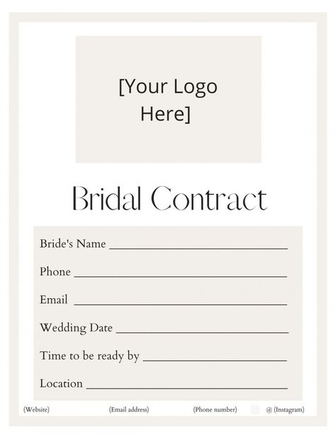 Printable Wedding Hair Makeup Contract Template Word Edited By Michael Thomas. Wedding hair makeup contract template. Contract templates offer a valuable beginning point for preparing legally binding arrangements. They use a fram... Makeup Contract, Wedding Hair Makeup, Michael Thomas, Template Word, Contract Template, Printable Wedding, Post Wedding, Wedding Hair And Makeup, Wedding Templates