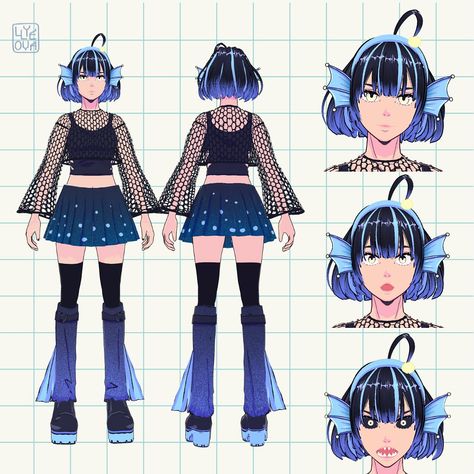 I don’t condone favouritism among my clients, but Esca might have been one of my favourite LYROIDs I designed and created for client and her new venture into her vtubing streaming 😍 ✨ The character design is inspired by the anglerfish and the client asked for a “quiet but cute and cool” character with bangs. The aquatic and features of the anglerfish is woven into the character design through her outfit and features with an added custom angry expression mimicking the features of the anglerfi... Angry Expression, Angler Fish, The Client, 3d Art, My Favourite, Bangs, Character Design, Art, Design