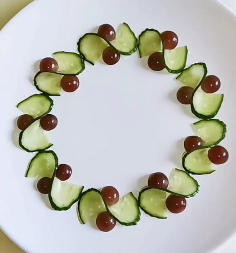 Cucumber🥒 Salad🥗 Decoration🌱 l Cucumber🥒 Plate🍽️ Decoration Idea #platedecoration #cucumber #virals #europe #everyone #thailand #france #usa #shorts #tiktok #like #share #follow #viralshorts Cucumber Art, Salad Decoration, Dubai Garden, Fruit Decoration, Plate Decoration, Food Art For Kids, Food Sculpture, Usa Shorts, Fruit Decorations