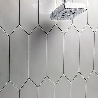 Shower Wall Tiles Hexagon Tile Floor, Silver Tile, Hexagon Wall, Shower Wall Tile, Ivy Hill Tile, Flooring Store, Toilet Storage, Hexagon Tiles, Tile Stores