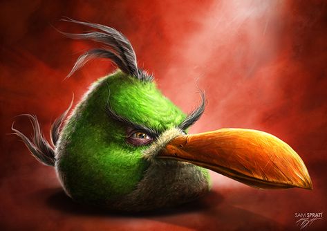 Sam Spratt — Black Bird Angry Birds Funny, Angry Brids, All Angry Birds, Bird Meme, Carl Y Ellie, Got Memes, Putao, Angry Bird, Green Bird