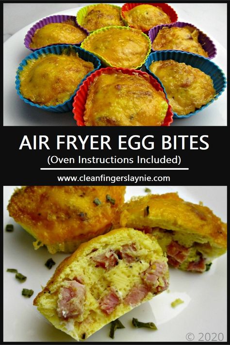 Air Fryer Egg Bites, Air Fryer Recipes Breakfast, Egg Bites Recipe, Air Fryer Oven Recipes, Airfryer Recipes, Air Fryer Dinner Recipes, Steak Bites, Egg Bites, Air Fryer Recipes Easy