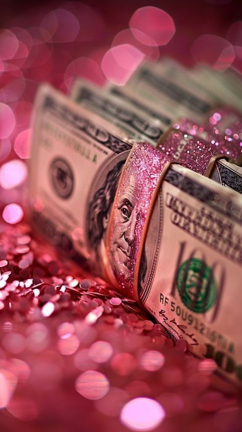 Make Money For Teens, Money Pink, Dollars Money Wallpaper, Pink Neon Wallpaper, Pink Money, Making Money Teens, Pink Glitter Wallpaper, Money Wallpaper Iphone, Pretty Wallpaper Ipad