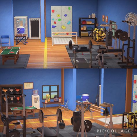 Island Town, Acnh Inspo, Sports Room, Bear Cub, Game Cheats, Bear Cubs, Workout Rooms, Animal Crossing, Video Game