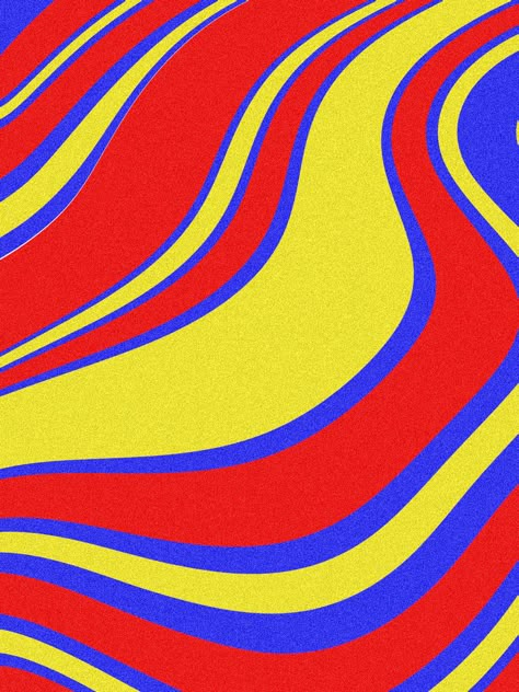 Red, yellow, and blue swirl wallpaper with grainy textured filter. Blue Swirl Wallpaper, Background Carnaval, Flag Aesthetic, Blue Drawings, Oc Aesthetic, Ig Aesthetic, Blue Monday, Color Collage, Graphic Design Assets