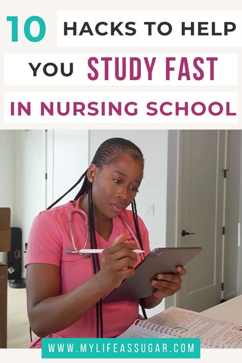 Being a nursing student can feel overwhelming with the new life, especially studying and I get it. I have been there and I can tell you that there’s a method to study fast in nursing school. In the post, I share 10 study tricks designed for you as a nursing students. From the well-known Pomodoro Technique to other helpful methods, these tricks will help you understand and remember things better. Click now to get all 10 tricks. Follow for more nursing school tips and study guides. Nursing School Notes Study Guides, Nursing School Must Haves, School Affirmations, Nursing Student Planner, Nursing School Success, Studying Nursing, Nursing Textbooks, Nursing School Planner, Study Tricks