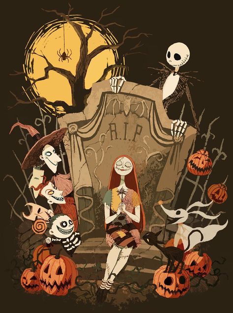 Nightmare Before Christmas Drawings, Nightmare Before Christmas Wallpaper, Sally Nightmare, Tim Burton Art, Sally Nightmare Before Christmas, Catty Noir, Halloween Artwork, Halloween Wallpaper Iphone, Halloween Illustration